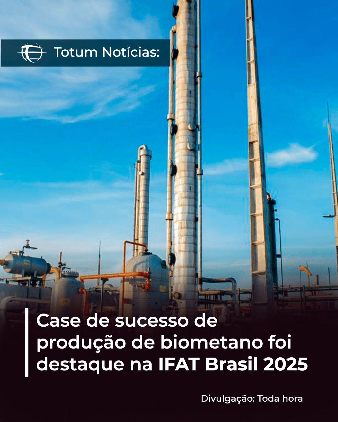 Caso de sucesso de produção de biometano foi destaque na IFAT Brasil 2025